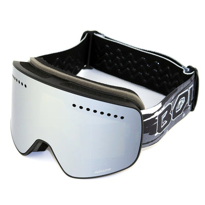 Frameless ski goggles with mirrored lens