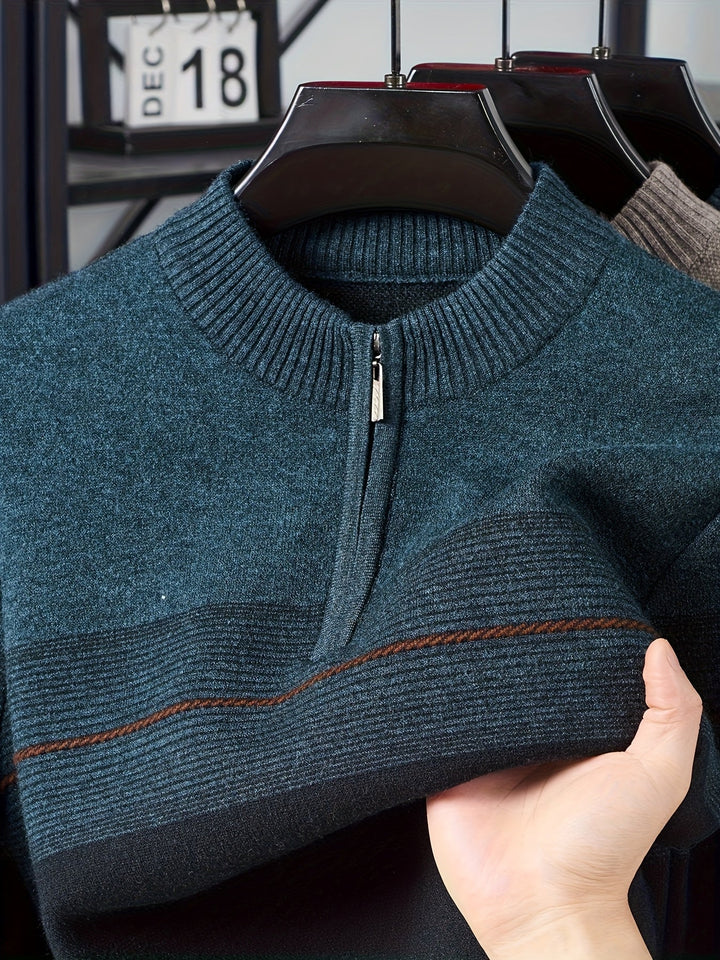 Lucas | Quarter-Zip Knit Jumper