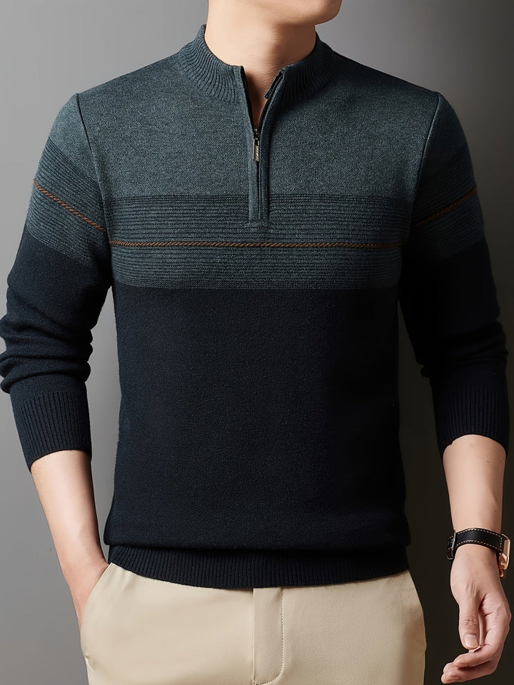 Lucas | Quarter-Zip Knit Jumper