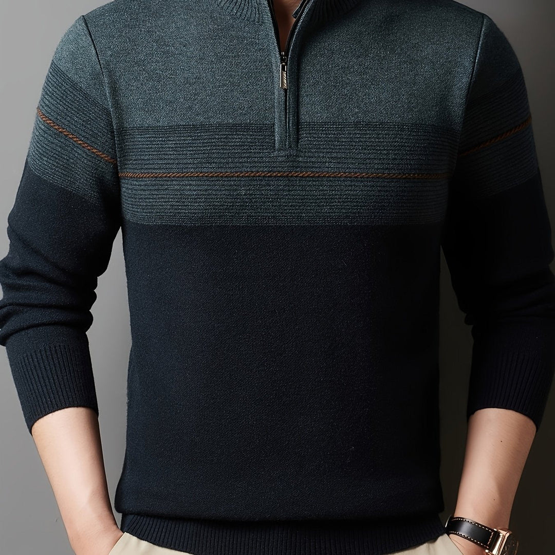 Oscar | Zip-Neck Jumper