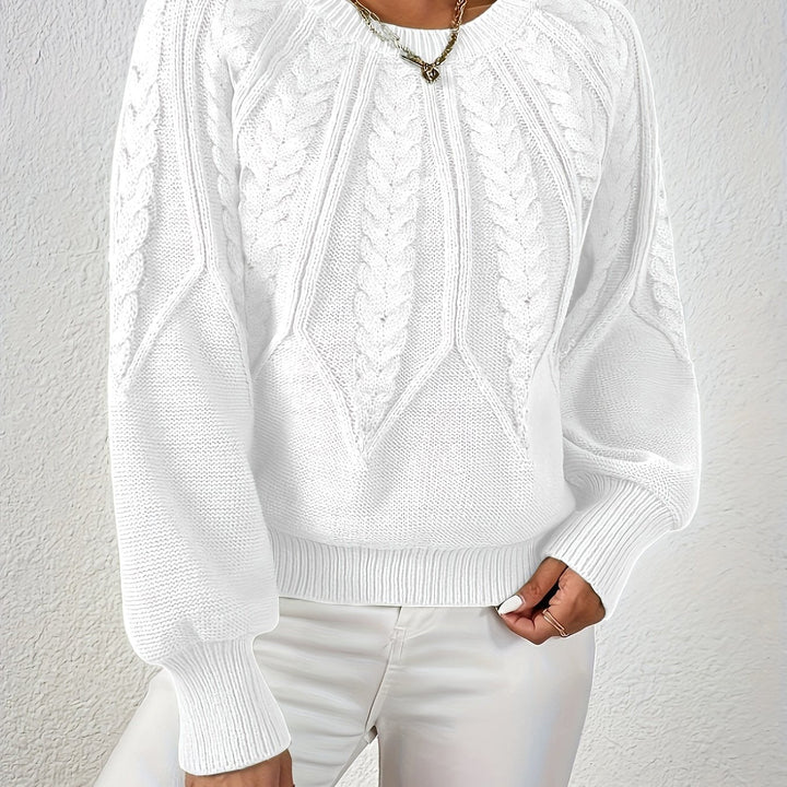 Cassidy | Cable-Knit Round-Neck Jumper