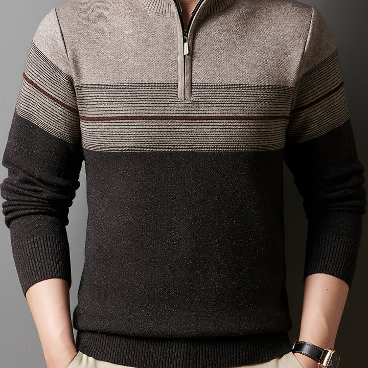 Lucas | Quarter-Zip Knit Jumper