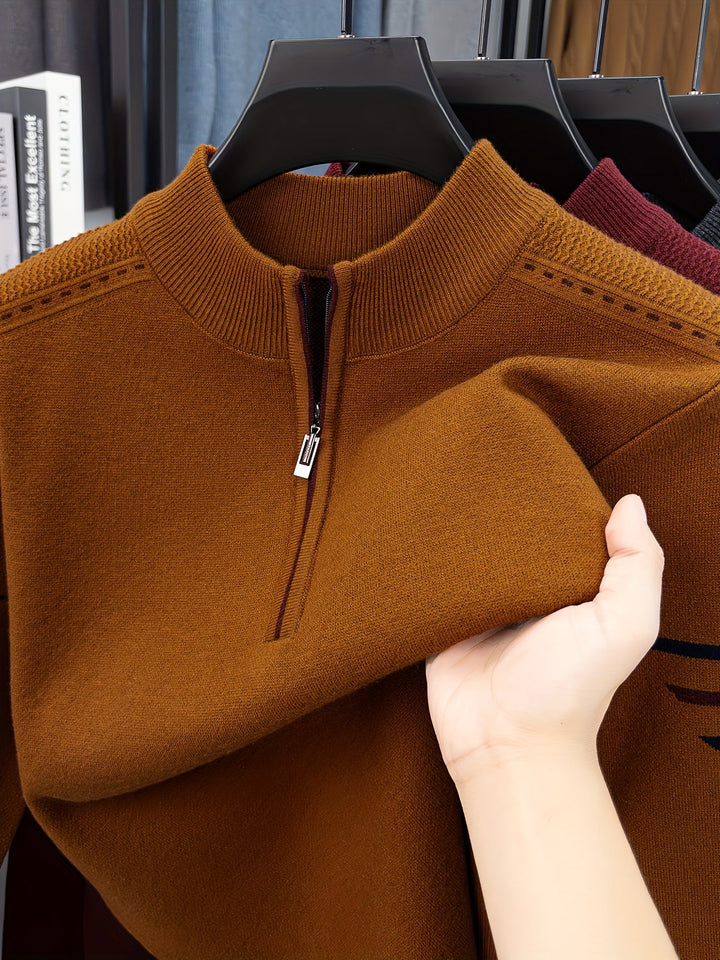 Daniel | Half-Zip Knit Jumper