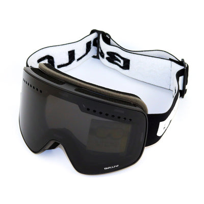 Frameless ski goggles with mirrored lens