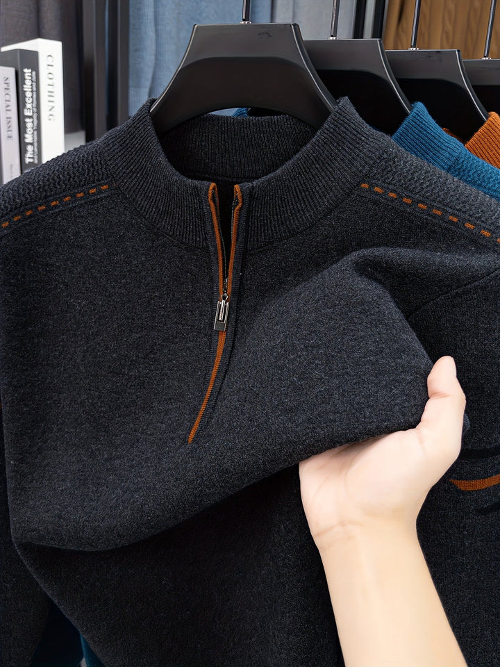 Daniel | Half-Zip Knit Jumper