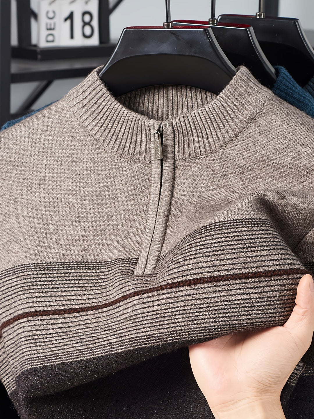 Lucas | Quarter-Zip Knit Jumper