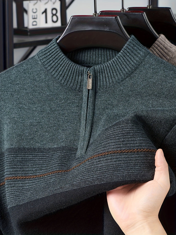 Oscar | Zip-Neck Jumper