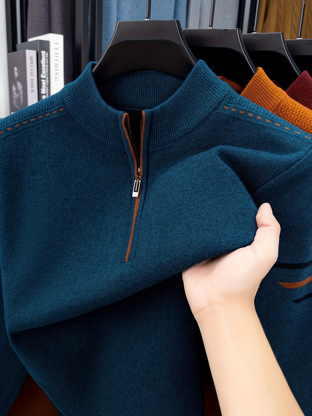 Daniel | Half-Zip Knit Jumper