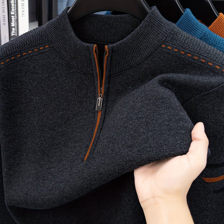 Daniel | Half-Zip Knit Jumper