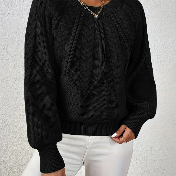 Cassidy | Cable-Knit Round-Neck Jumper