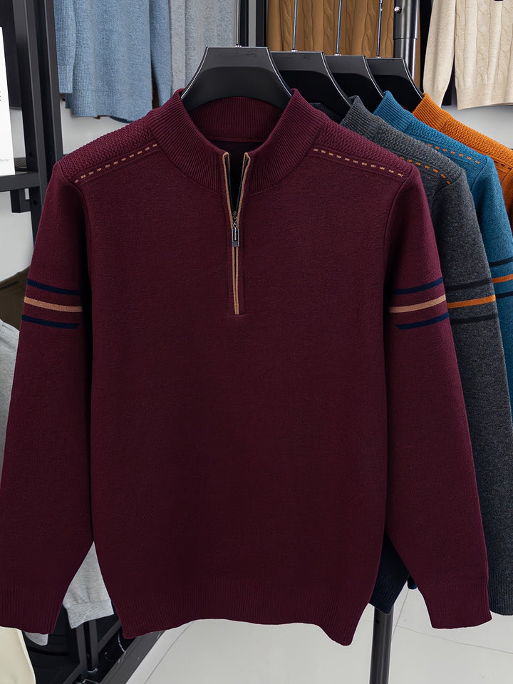 Daniel | Half-Zip Knit Jumper