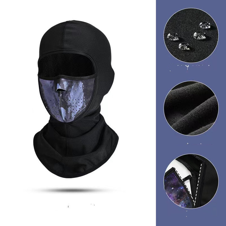 Winter Windproof Ski Face Mask Neck Cover, One Size