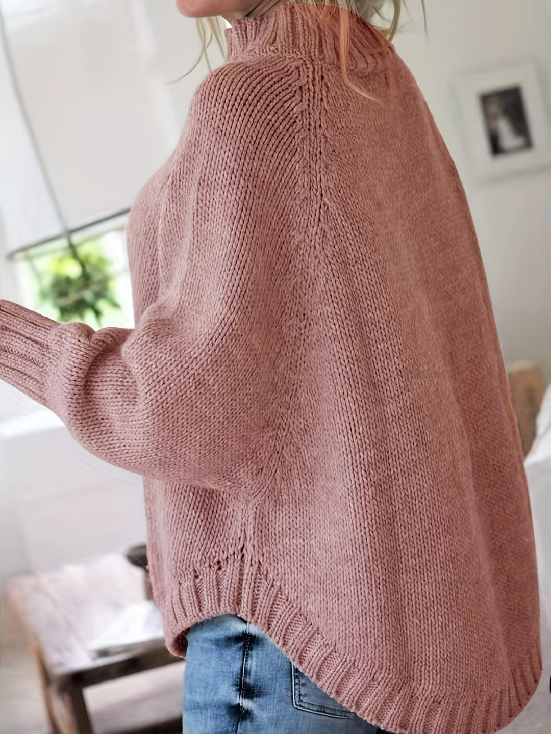 Gwendolyn | Cable-Knit High-Neck Jumper