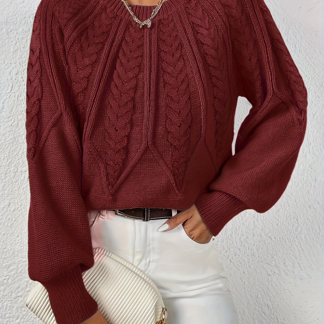 Eleanor | Relaxed Cable-Knit Jumper