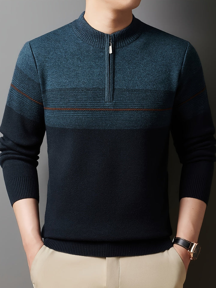 Oscar | Zip-Neck Jumper