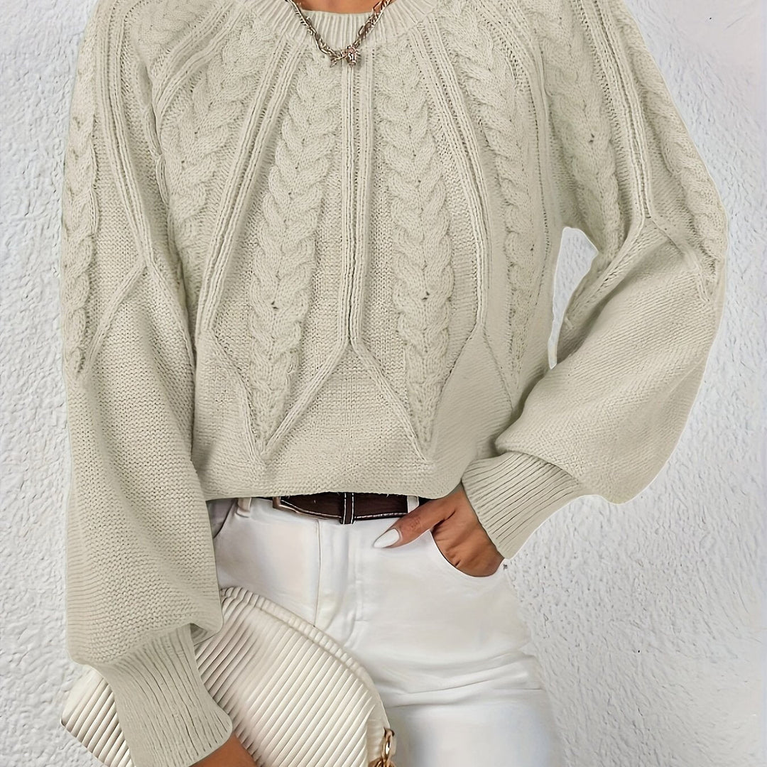Eleanor | Relaxed Cable-Knit Jumper