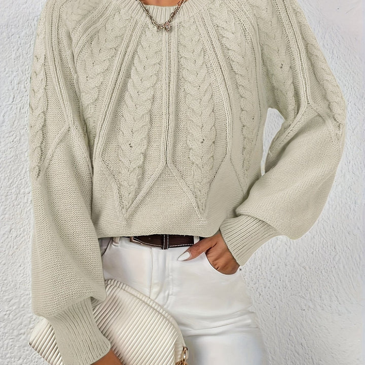 Eleanor | Relaxed Cable-Knit Jumper