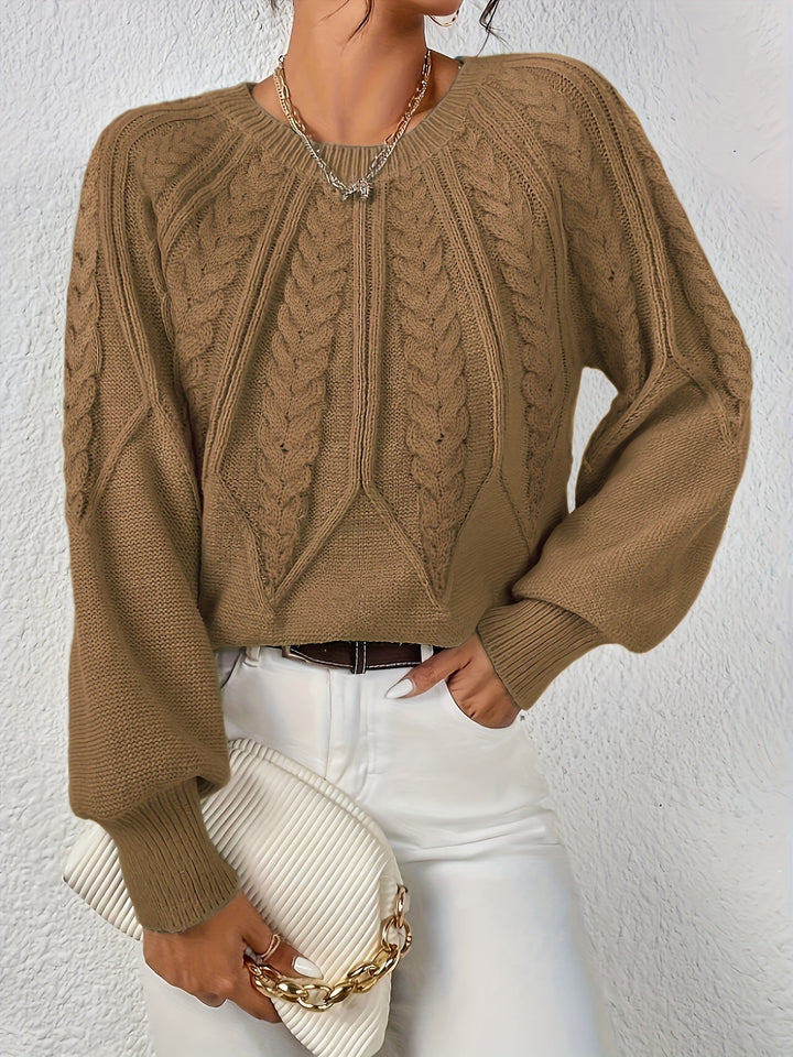 Eleanor | Relaxed Cable-Knit Jumper
