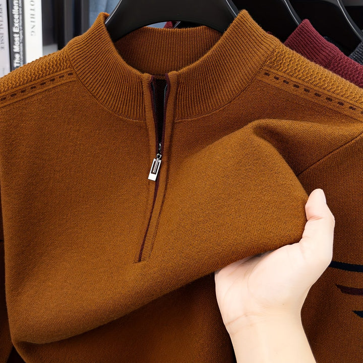 Daniel | Half-Zip Knit Jumper
