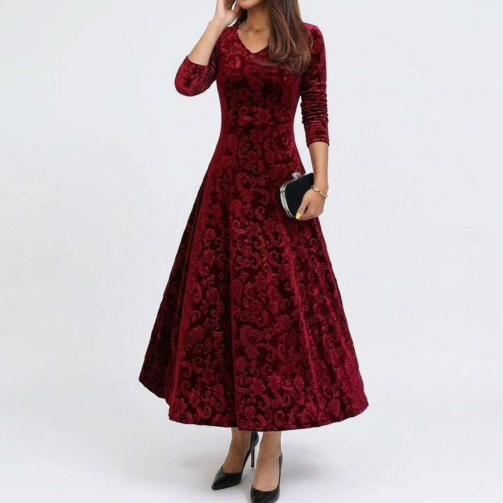 Arabella | Floral A-Line Midi Dress