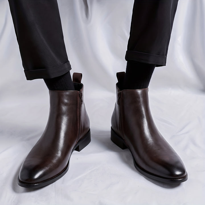 Ashford | Refined Pointed-Toe Chelsea Boots