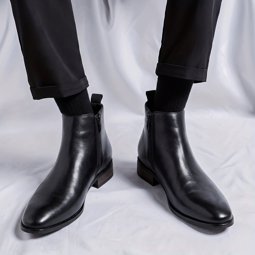 Ashford | Refined Pointed-Toe Chelsea Boots