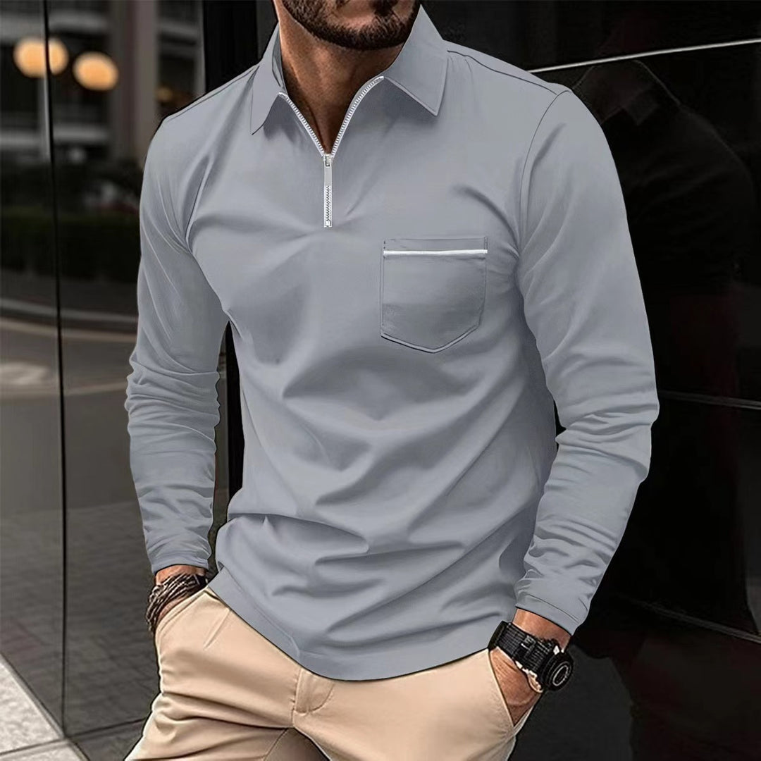 Calvin | Refined Half-Zip Pullover