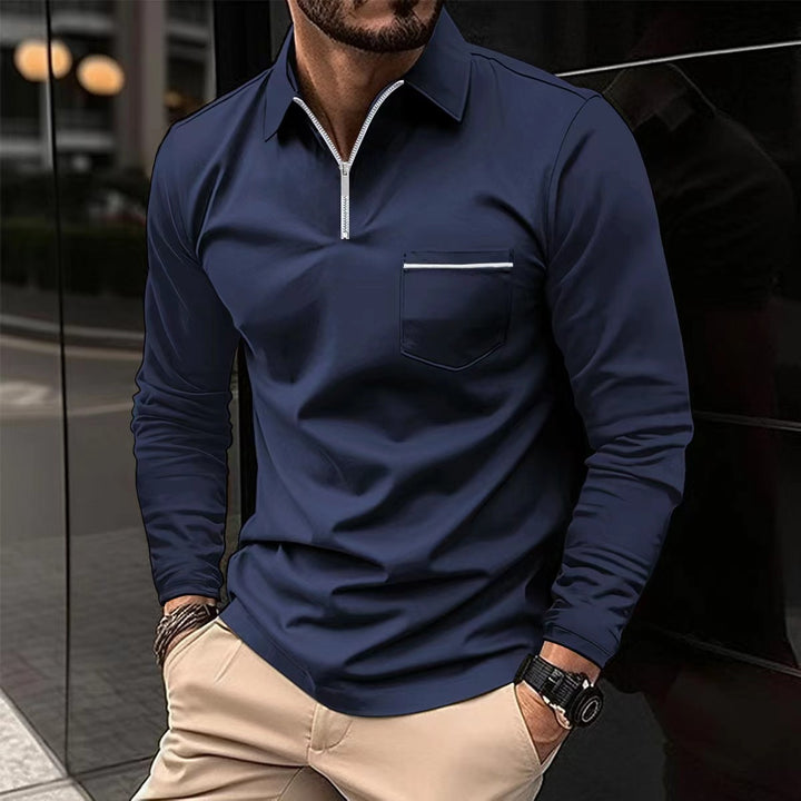Calvin | Refined Half-Zip Pullover