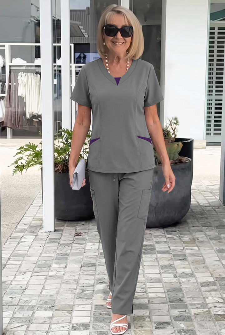 Caroline | Elegant Wide Sleeve and Trouser Set