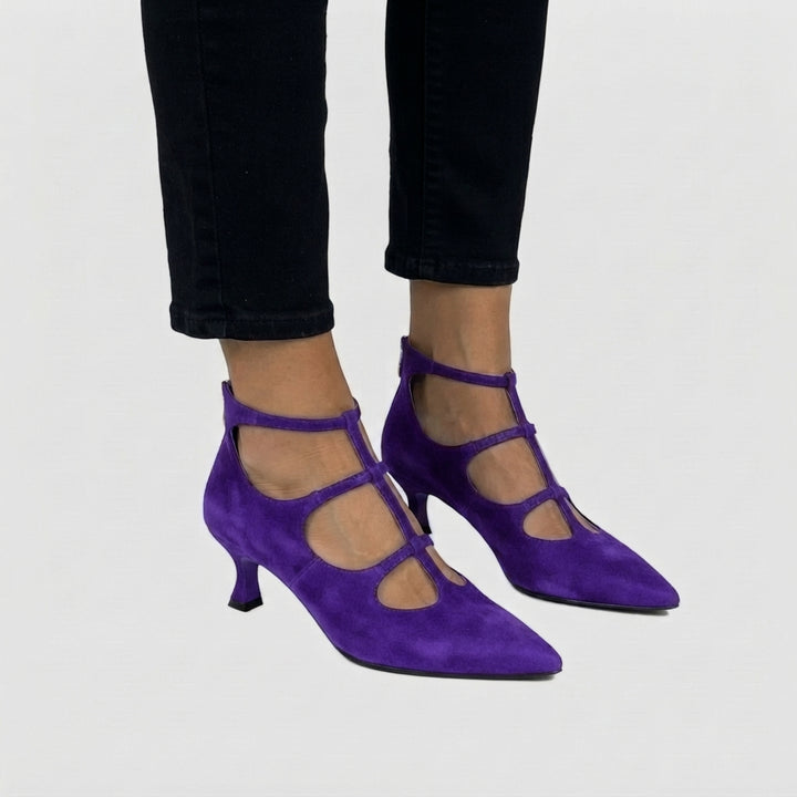 Faith | Elegant Lace Up Pointed Heels
