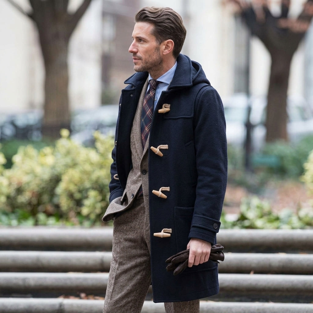 Fletcher | Hooded Toggle Overcoat