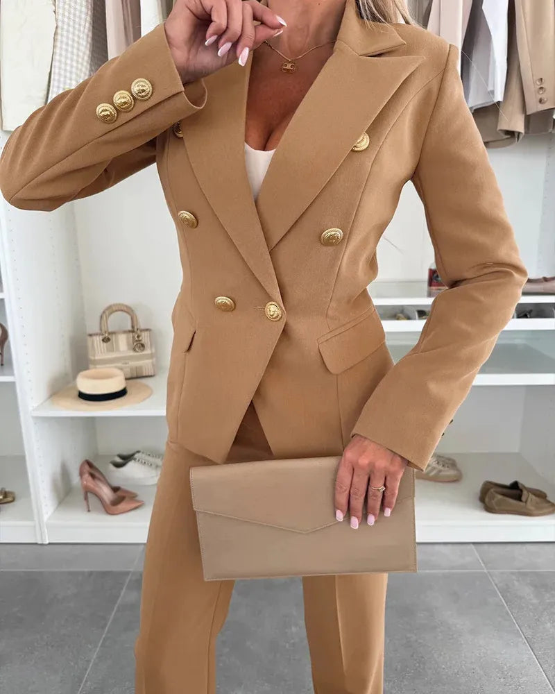 Helena | Refined Double-Breasted Suit Set