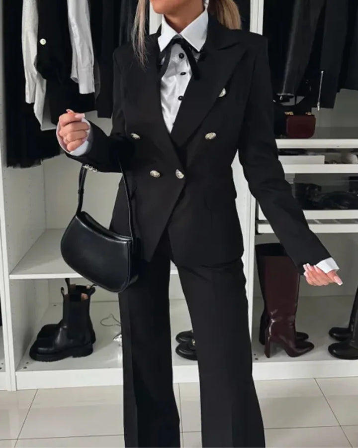Helena | Refined Double-Breasted Suit Set
