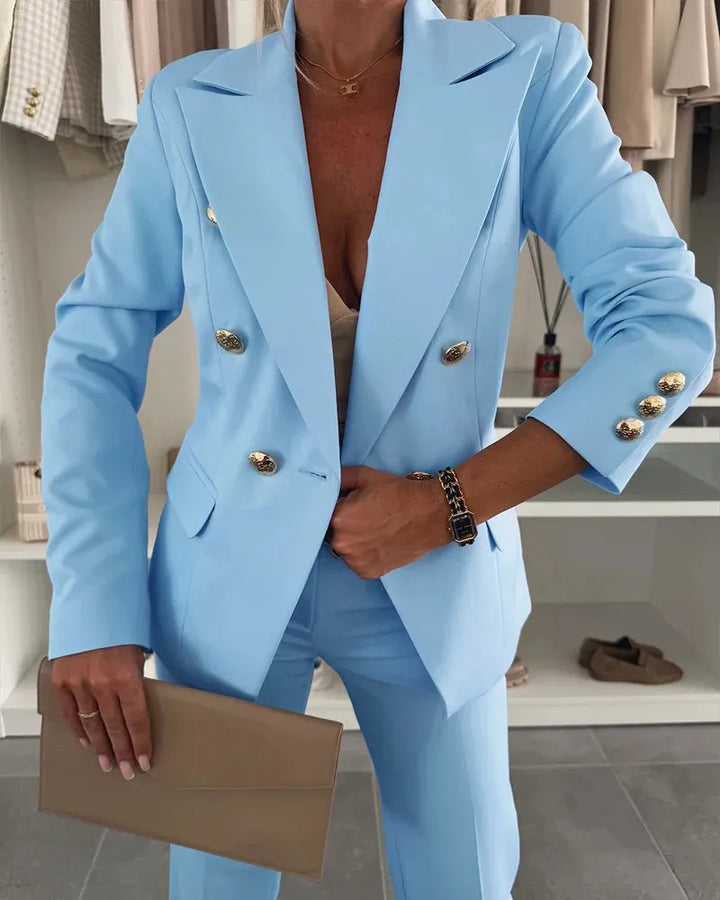 Helena | Refined Double-Breasted Suit Set