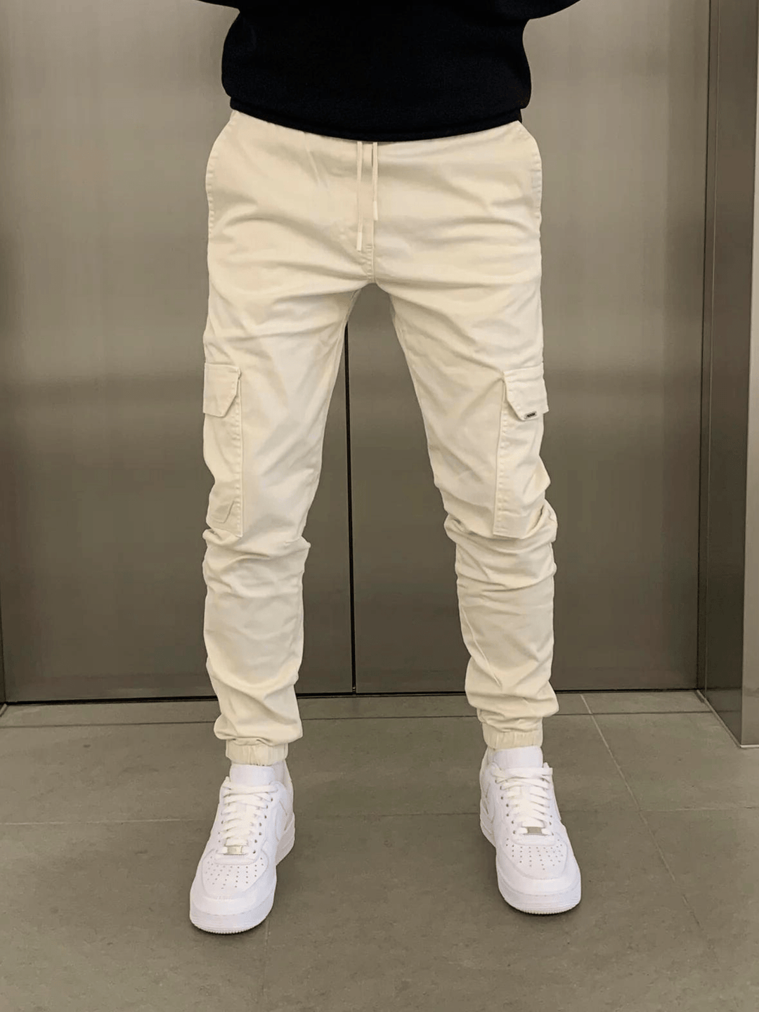 Marcus | Sleek Tie-Waist Cargo Trousers