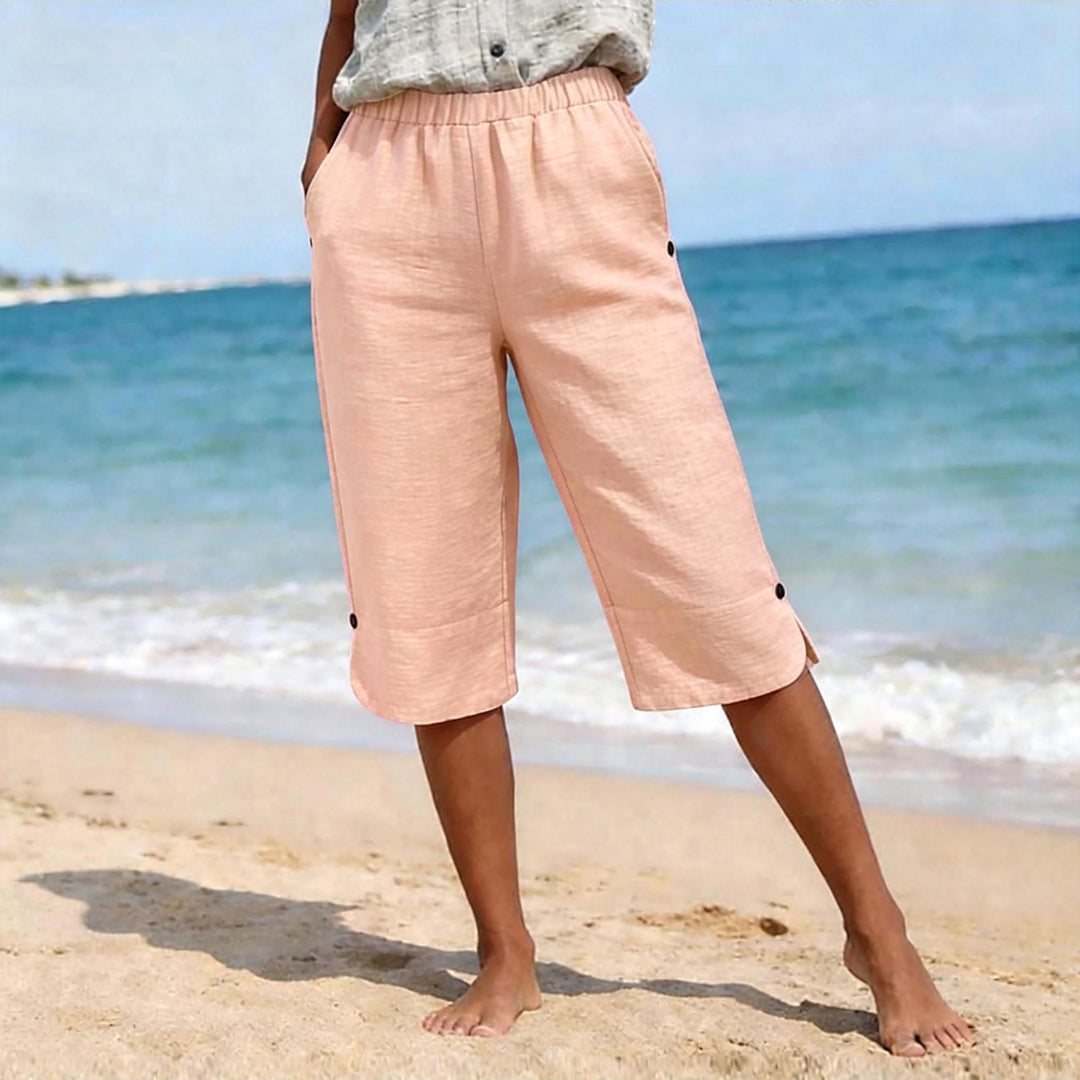 Ingrid | Relaxed Wide-Leg Capris