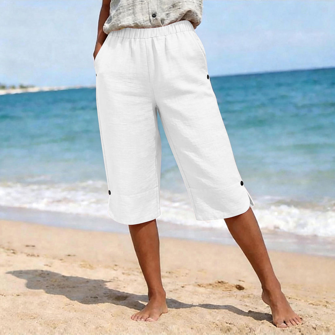 Ingrid | Relaxed Wide-Leg Capris