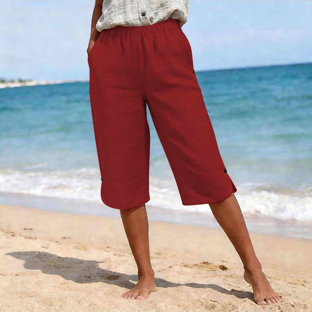 Ingrid | Relaxed Wide-Leg Capris