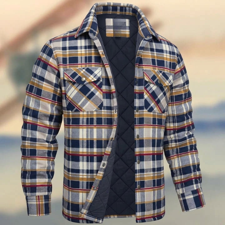 Jonathan | Rugged Quilted Shirt Jacket