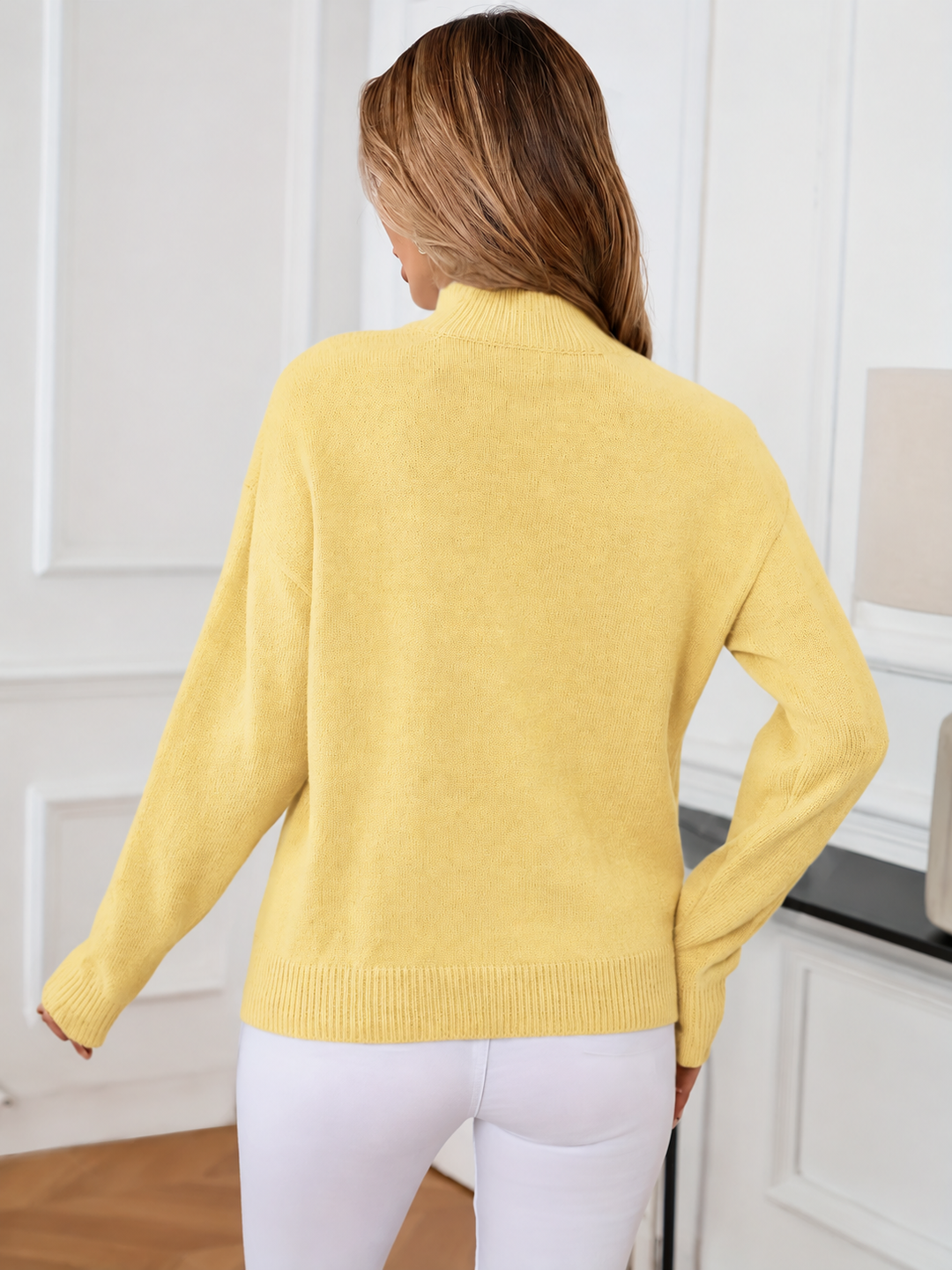 Lorelei | Refined Mock Neck Jumper