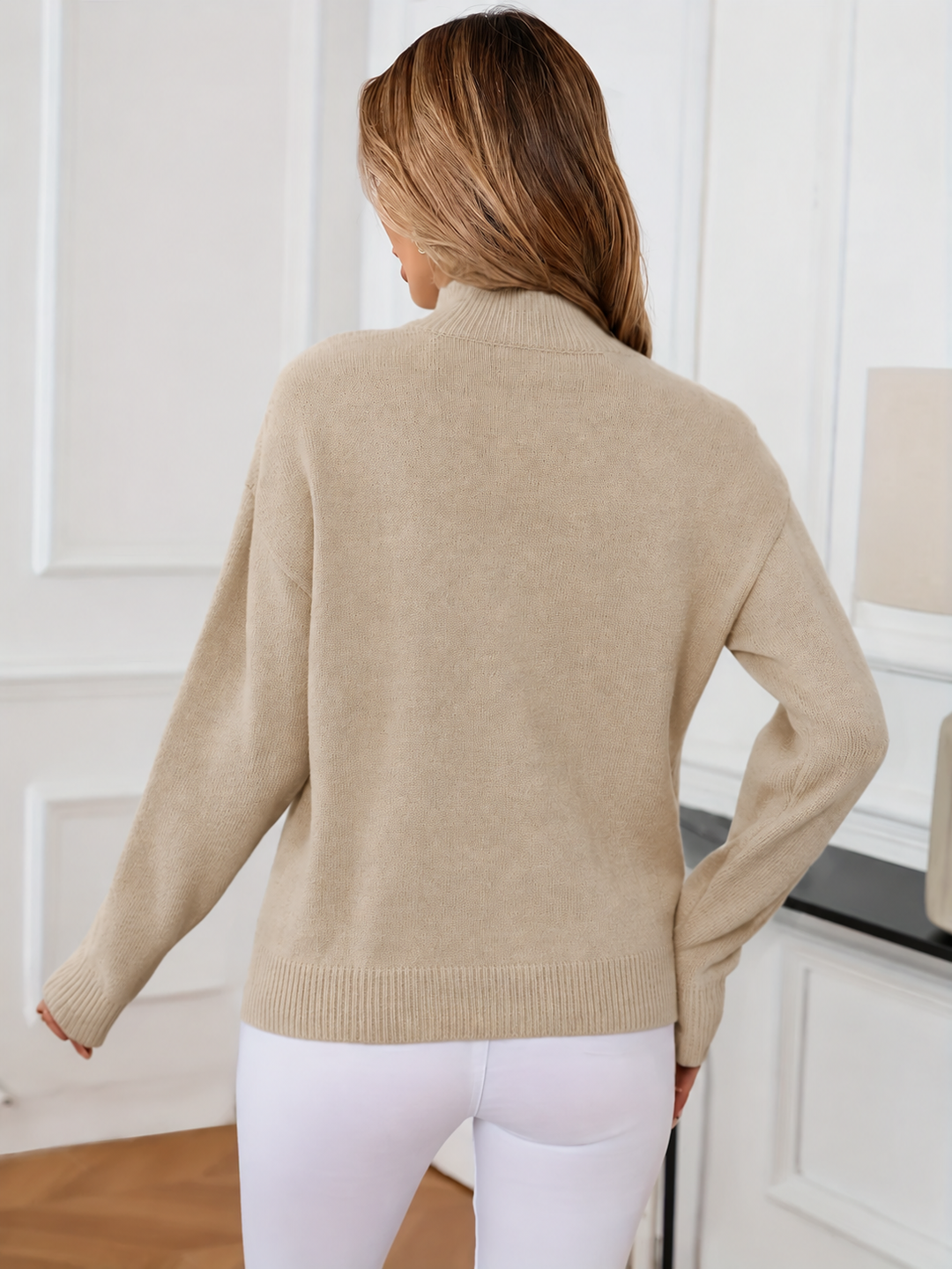 Lorelei | Refined Mock Neck Jumper