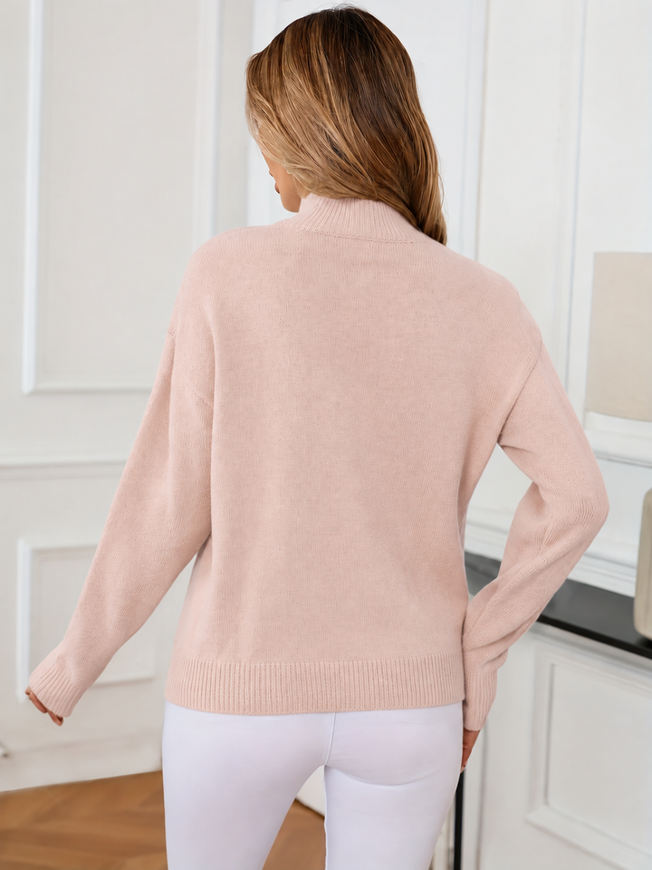 Lorelei | Refined Mock Neck Jumper