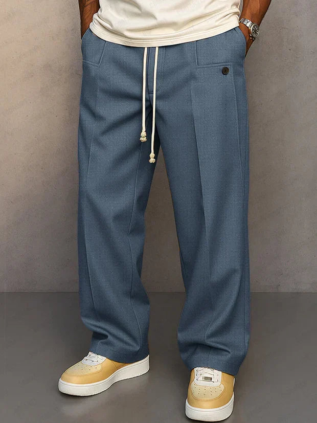 Adrian | Classic Adjustable Drawstring Trousers