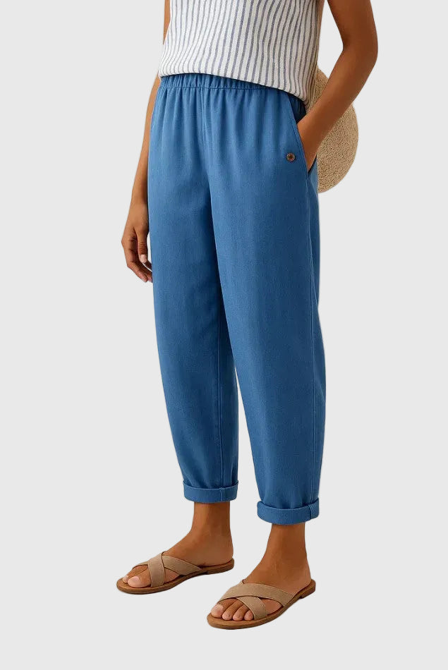 Melissa | Comfortable Plain Trousers