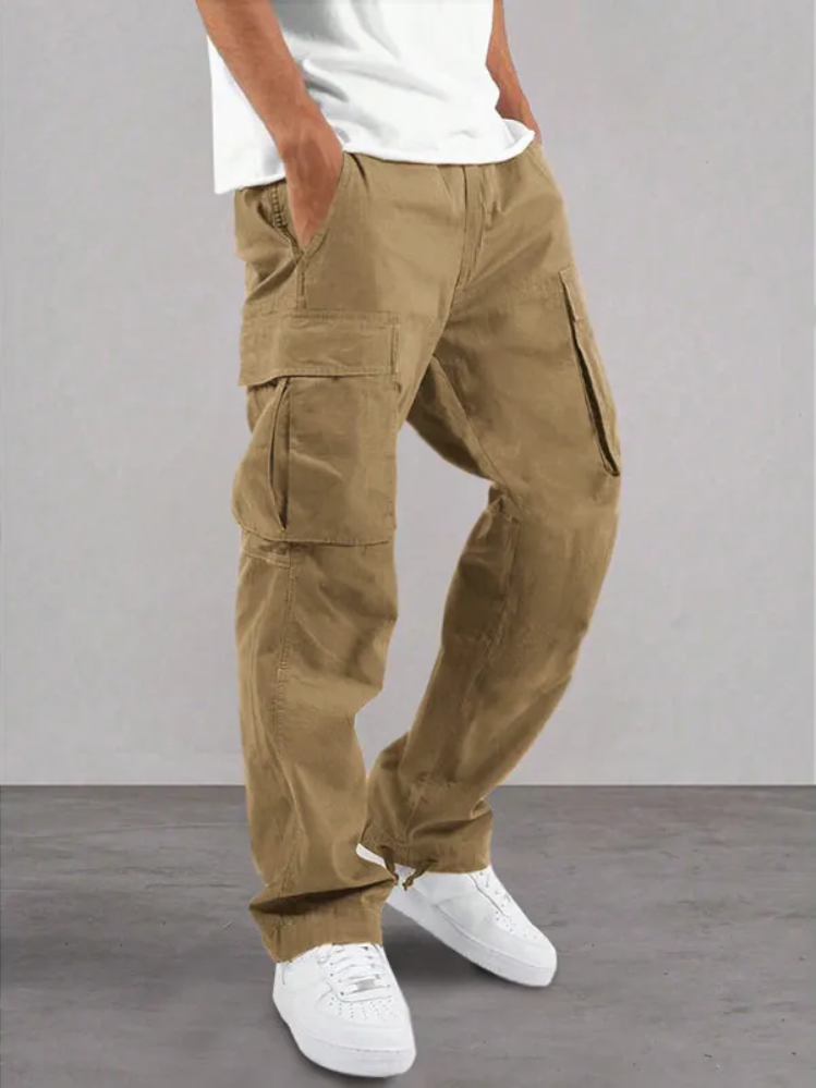Spencer | Relaxed Fit Cargo Trousers with Side Pockets