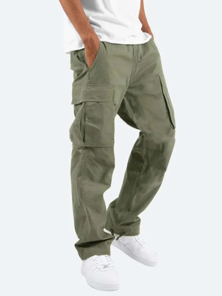 Spencer | Relaxed Fit Cargo Trousers with Side Pockets