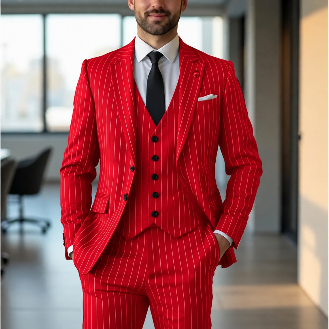 Sullivan | Pinstripe Three-Piece Suit