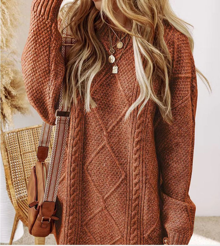 Tabitha | Cable-Knit Jumper Dress