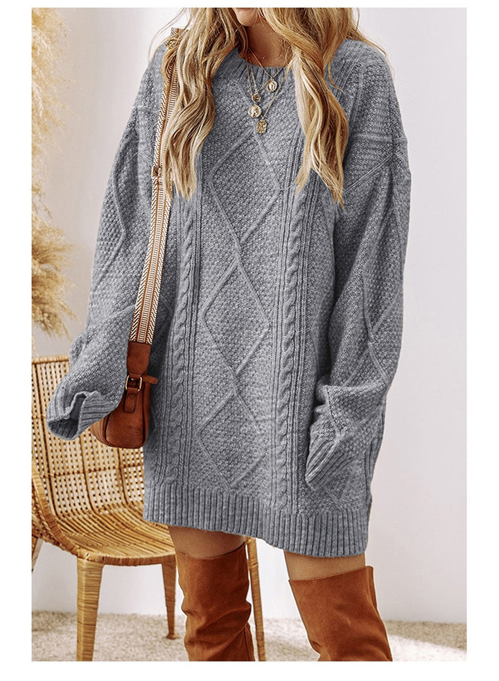 Tabitha | Cable-Knit Jumper Dress