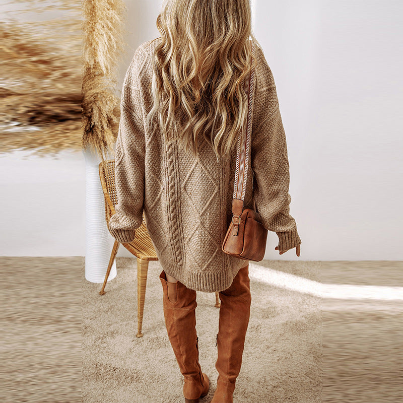 Tabitha | Cable-Knit Jumper Dress